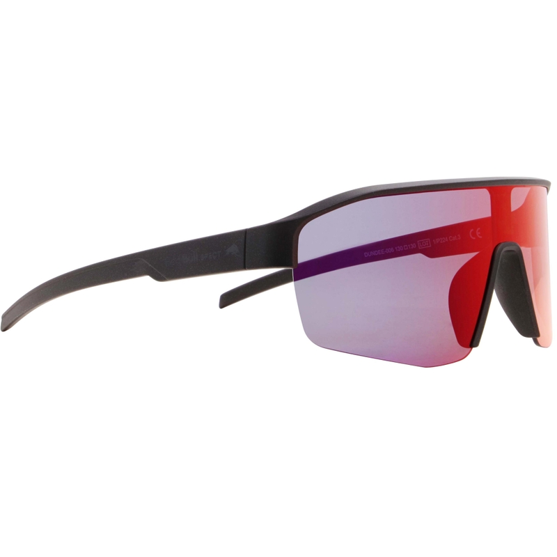 Red Bull Spect Dundee Sonnenbrille, schwarz mit blau-violetten Gläsern