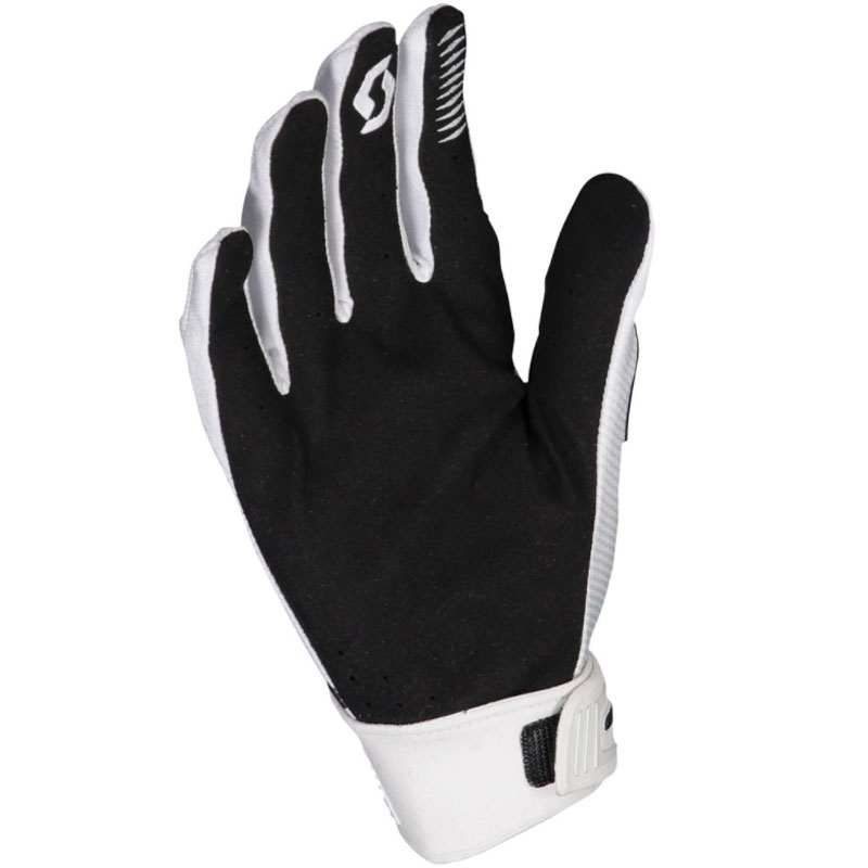 SCOTT 450 Fury Motocross-Handschuhe schwarz-weiß