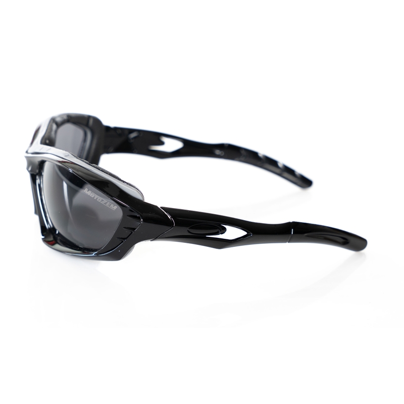 Sonnenbrille für Jethelme MotoZem Drift schwarz
