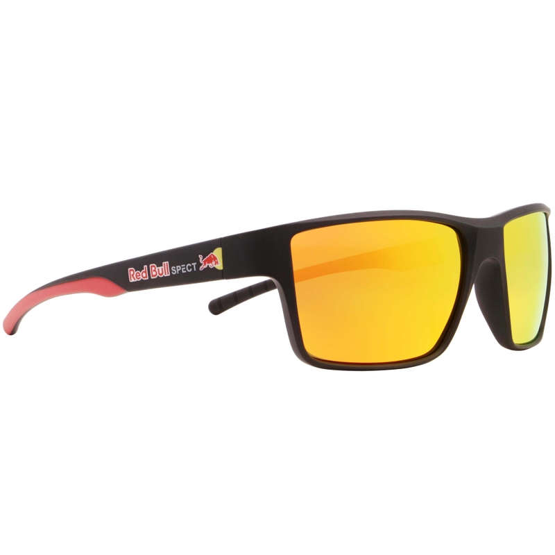 Red Bull Spect Chase Sonnenbrille, schwarz mit braunen Gläsern