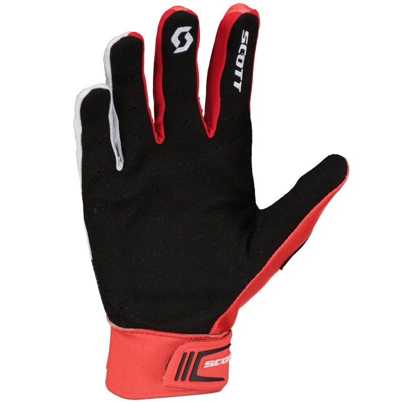 SCOTT 450 Prospect Motocross-Handschuhe rot-schwarz