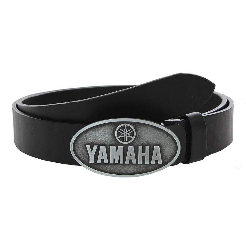 Leder-Moto-Gürtel mit Yamaha-Schnalle