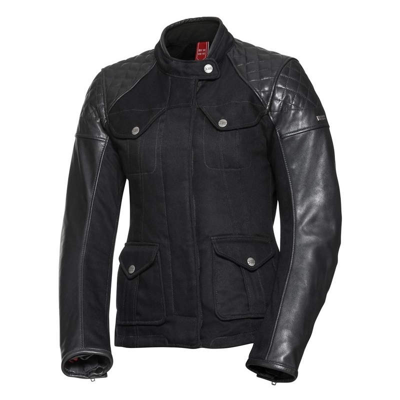 iXS Jenny Black Motorradjacke für Frauen