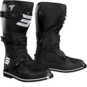 Kinder-Motorradstiefel Shot Race 2 Schwarz