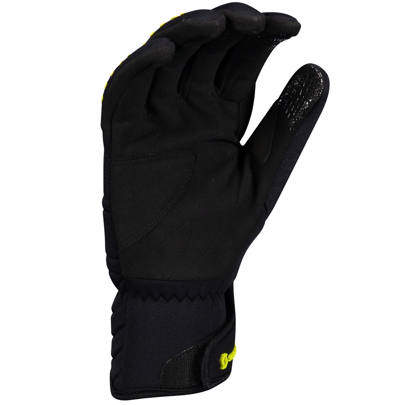 SCOTT Ridgeline Motorradhandschuhe Schwarz-Limettengrün