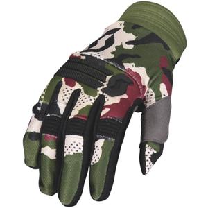 SCOTT X-PLORE Motorradhandschuhe, Camouflage Grün-Sand