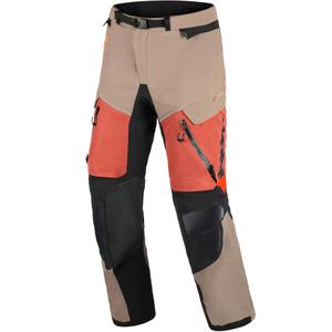 Alpinestars Halo PRO Drystar XF Motorradhose, hellbraun-dunkelorange-schwarz