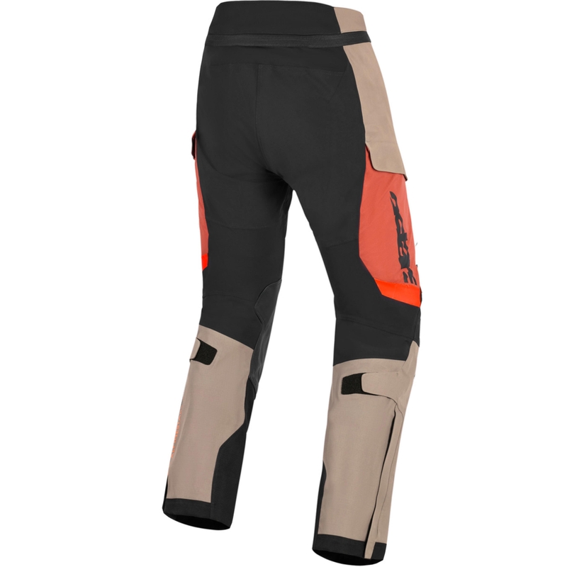 Alpinestars Halo PRO Drystar XF Motorradhose, hellbraun-dunkelorange-schwarz