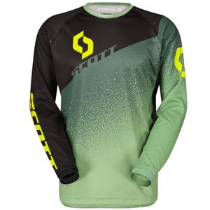 SCOTT 350 DIRT EVO Motocross-Trikot schwarz-grün