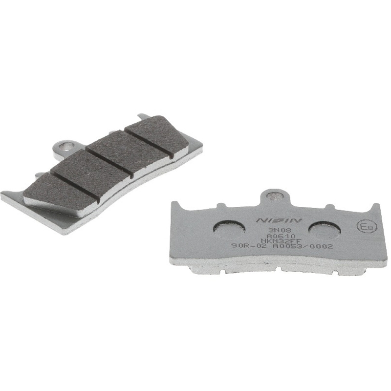 NISSIN Bremsbeläge, halbmetallische Mischung, 81 x 46 x 8 mm, 2 Stück