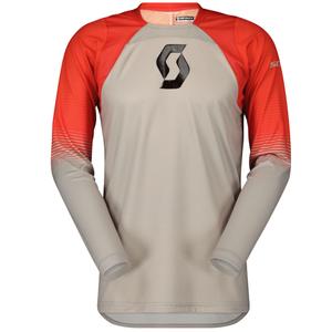 Motocross-Trikot SCOTT 450 PODIUM grau-rot