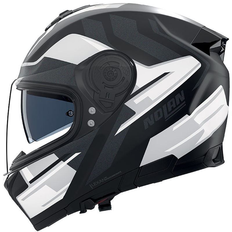 Integralhelm Nolan N80-8 Trittico 359, matt schwarz-weiß-anthrazit