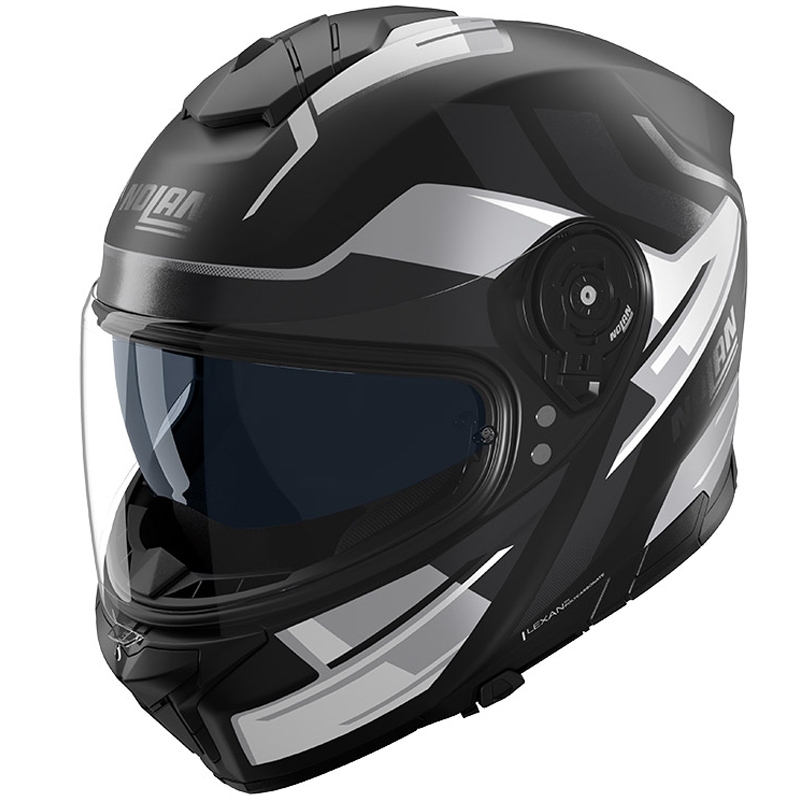 Integralhelm Nolan N80-8 Trittico 359, matt schwarz-weiß-anthrazit