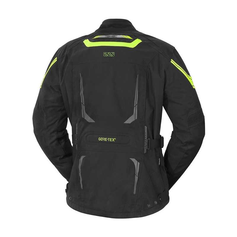 iXS Montgomery Schwarz-Fluo Gelbe Motorradjacke für Frauen