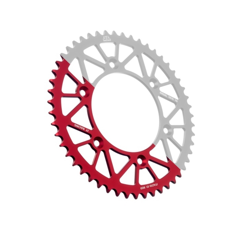 Aluminium-Ketten Rad JT 50T, 520 rot