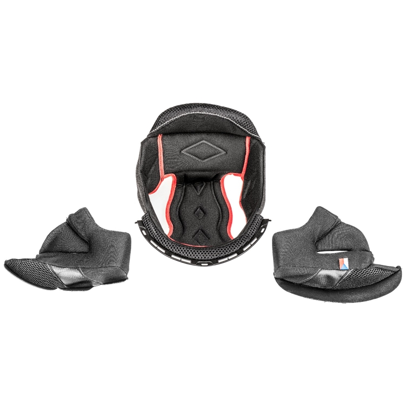 Wangenpolster und Helmschale für Cassida Tour 1.1 Helme, schwarz
