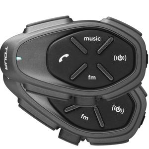 Bluetooth-Freisprecheinrichtung Interphone CellularLine TOUR HD Doppelpack (2 Stück)