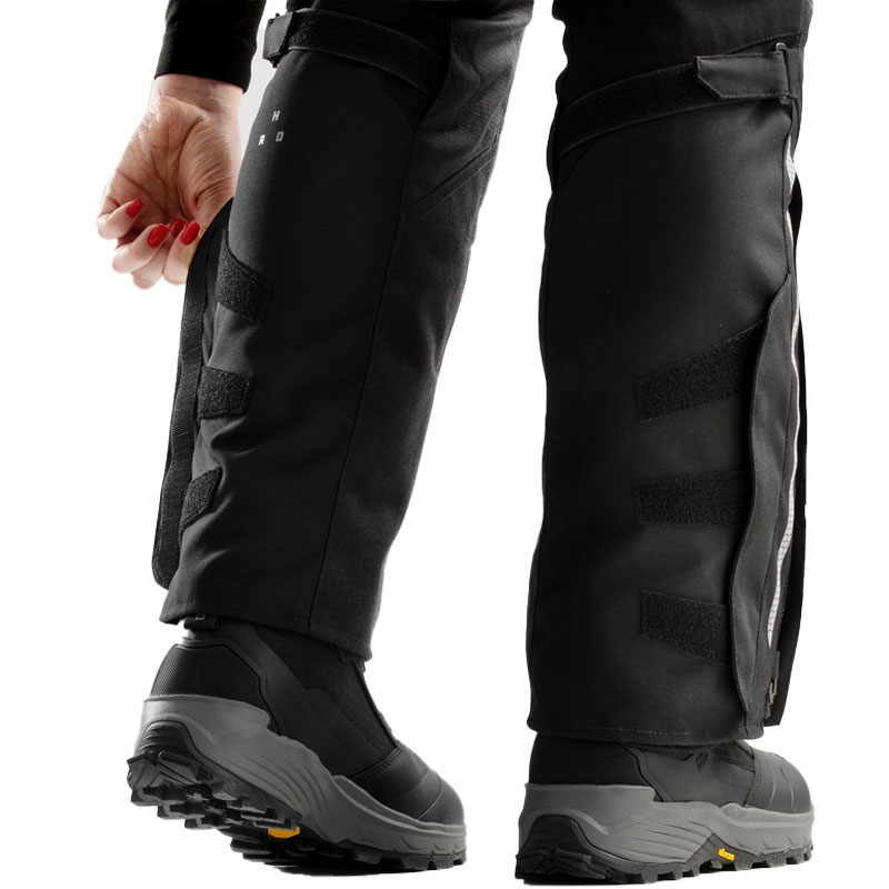 Schwarze, knöchellange Motorradhose für Damen von Rebelhorn, Modell Hardy 3.0