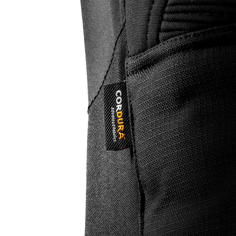 Schwarze, knöchellange Motorradhose für Damen von Rebelhorn, Modell Hardy 3.0