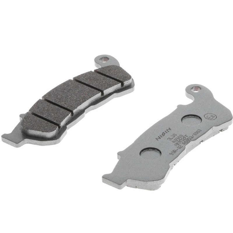 NISSIN Bremsbeläge, halbmetallische Mischung, 118 x 45,2 x 9,1 mm, 2 Stück