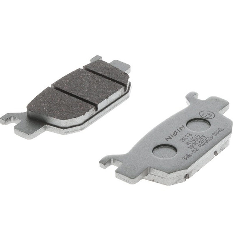 NISSIN Bremsbeläge, halbmetallische Mischung, 82 x 37,5 x 9 mm, 2 Stück