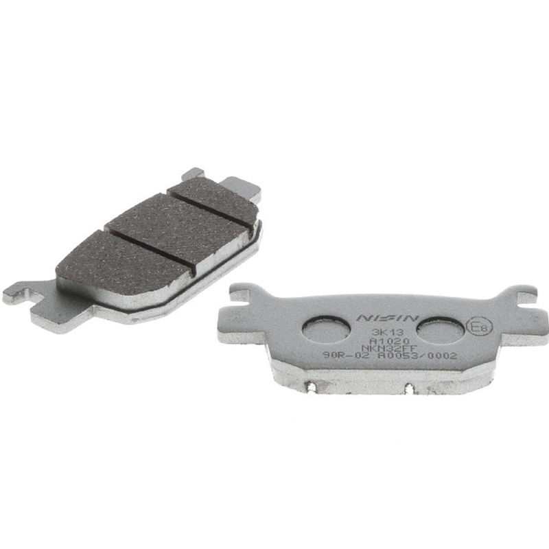 NISSIN Bremsbeläge, halbmetallische Mischung, 82 x 37,5 x 9 mm, 2 Stück