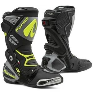 Forma Ice Pro schwarz-grau-fluo gelb Motorradstiefel