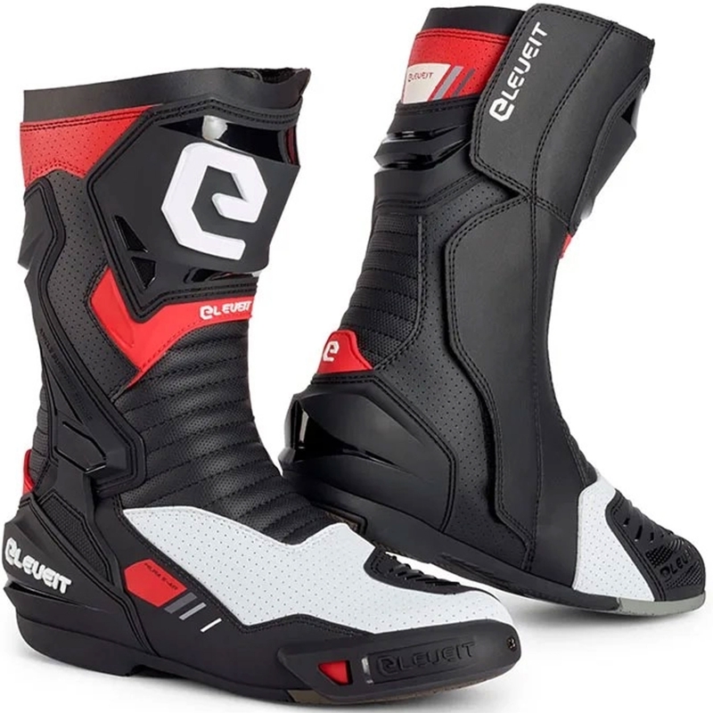Eleveit S Miura EVO AIR schwarz und weiß Motorradstiefel