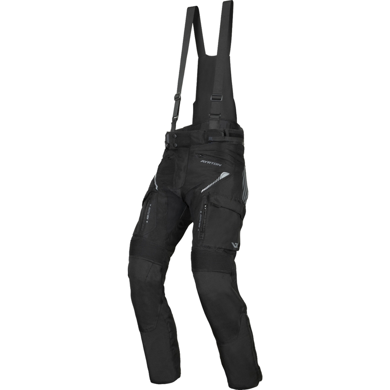 Ayrton Rally II Motorradhose schwarz-grau