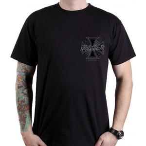 Herren-T-Shirt Schwarzes Herz Chopper Kreuz
