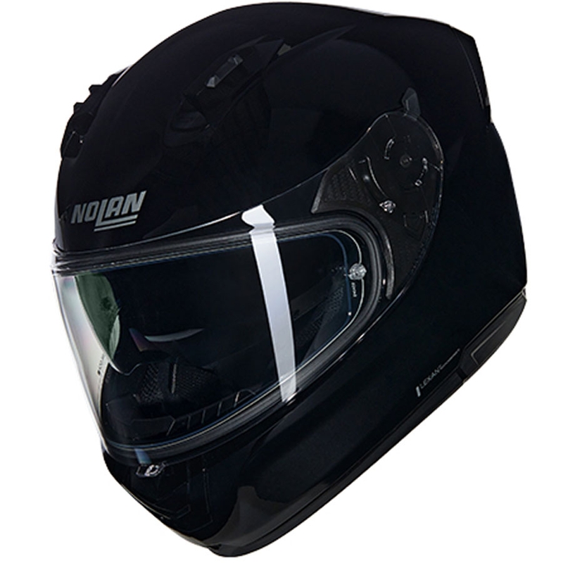 Nolan N60-6 Classico Integralhelm für Motorräder, glänzend schwarz