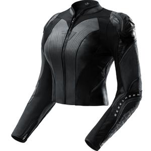 Rebelhorn Diva RS Leder-Motorradjacke für Damen, schwarz