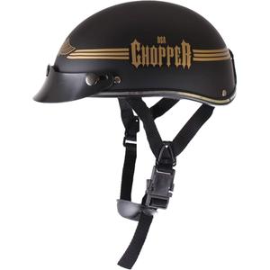 Motorradhelm braincap RSA Skull schwarz matt