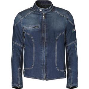 Motorradjacke PMJ Miami blau