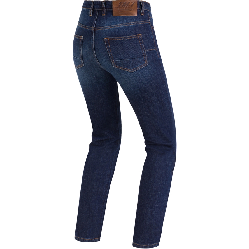 PMJ Hollie Damen-Motorradjeans, dunkelblau Ausverkauf