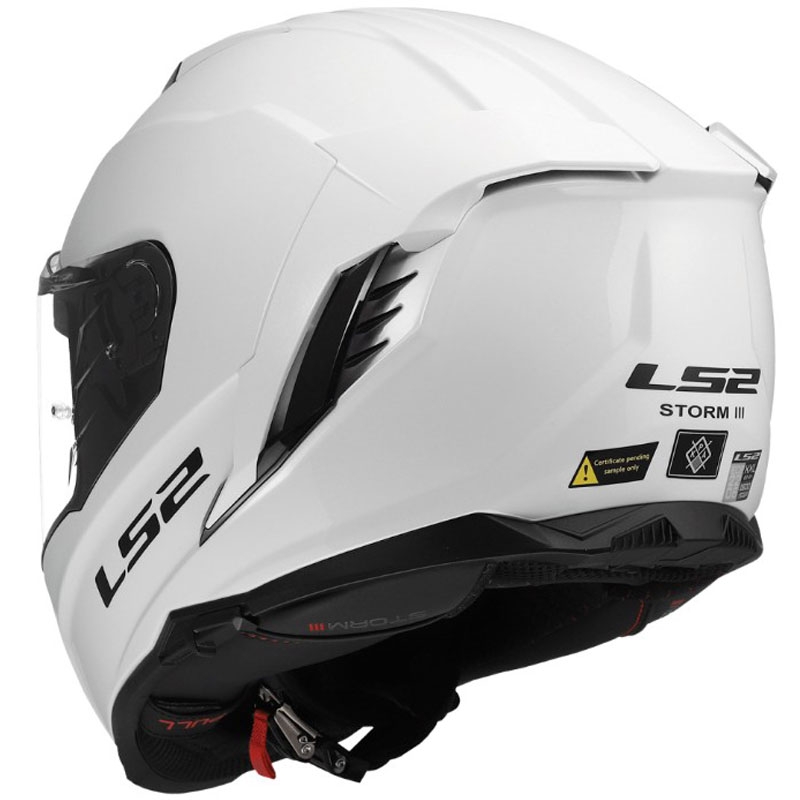 Integralhelm LS2 FF818 Storm III, Uni glänzend weiß