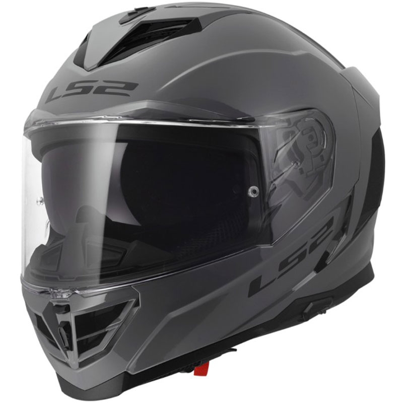 Integralhelm LS2 FF818 Storm III, einfarbig glänzend grau