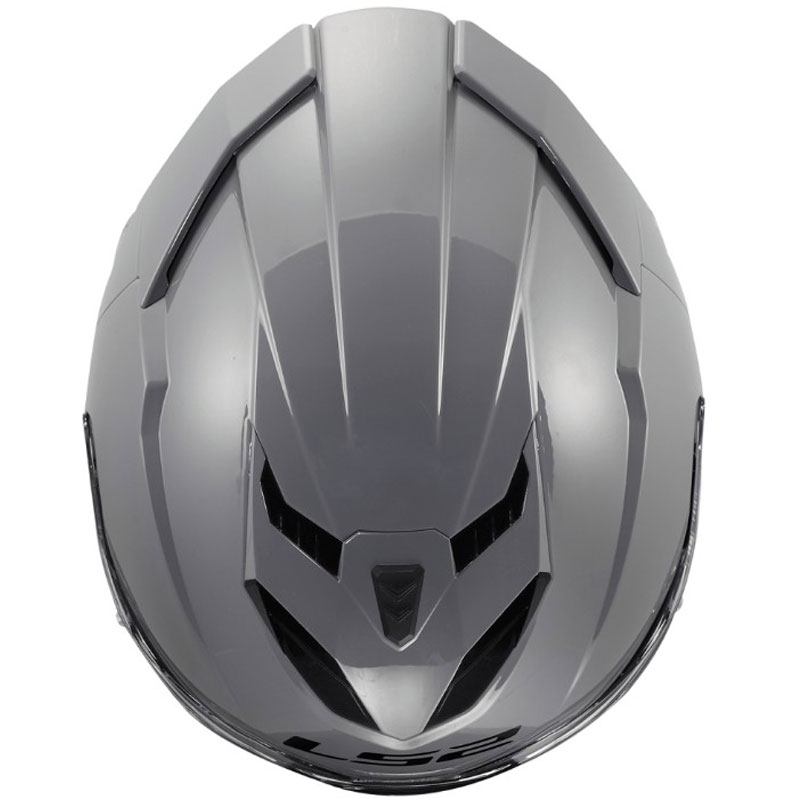 Integralhelm LS2 FF818 Storm III, einfarbig glänzend grau