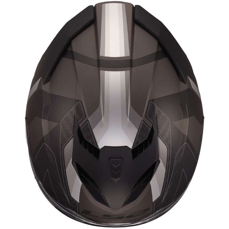 Integralhelm LS2 FF818 Storm III Sports, matt schwarz-grau