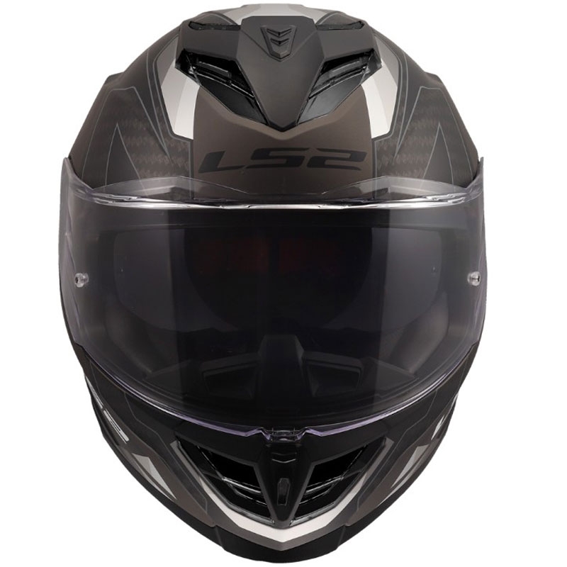 Integralhelm LS2 FF818 Storm III Sports, matt schwarz-grau