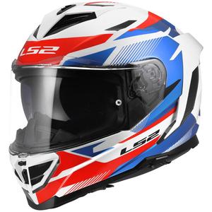Integralhelm LS2 FF818 Storm III Komai, glänzend weiß-blau-rot