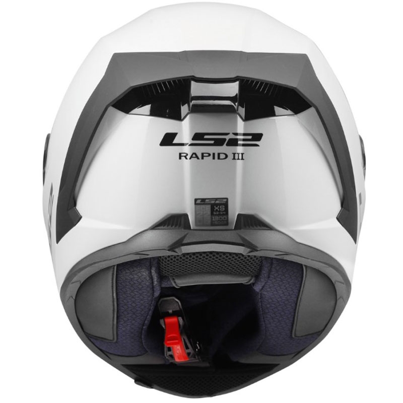 Integralhelm LS2 FF820 Rapid III, einfarbig glänzend weiß