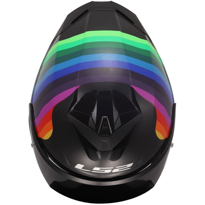 Integralhelm LS2 FF820 Rapid III Flow glänzend schwarz-mehrfarbig