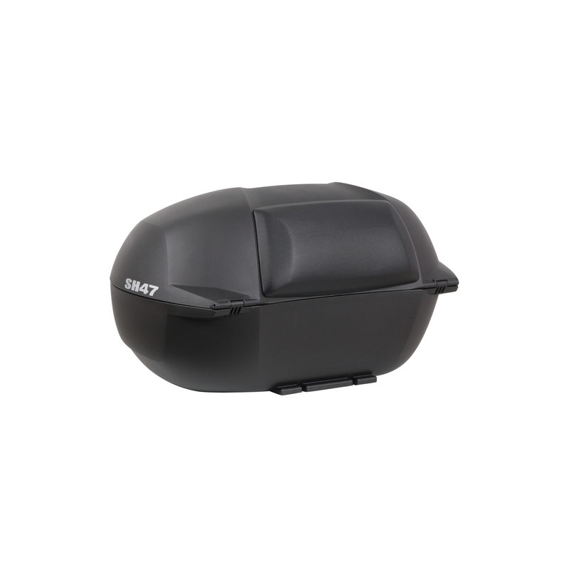 Top case SHAD SH47 schwarz/weiss