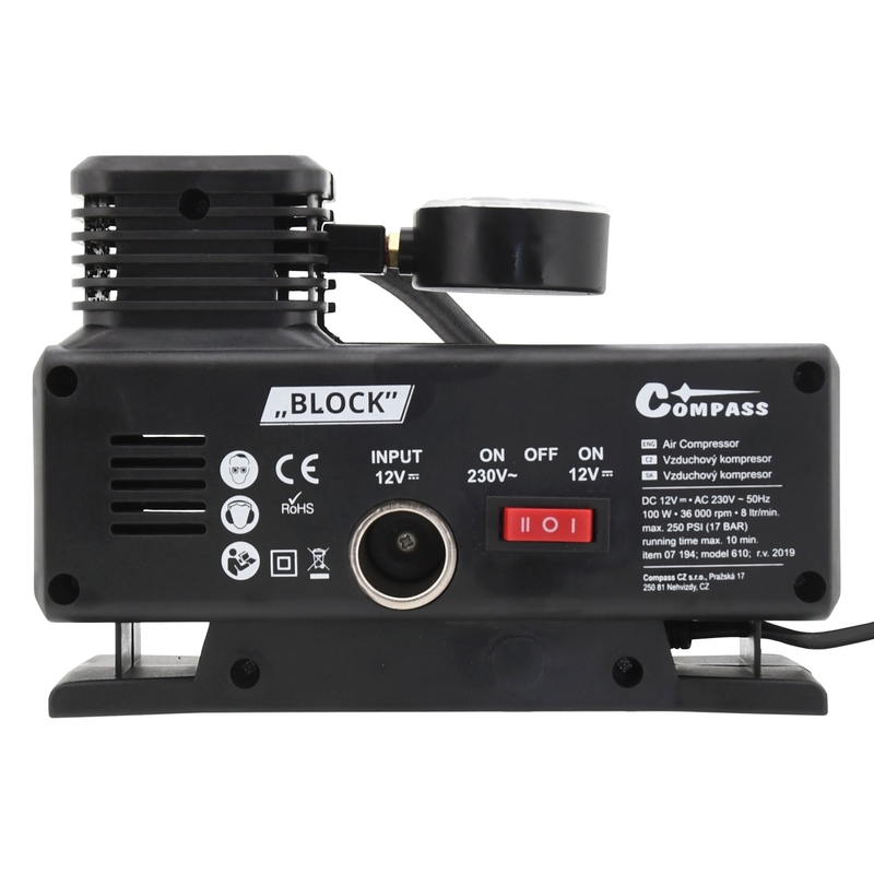 Kompressor 12/230V Block TÜV/GS