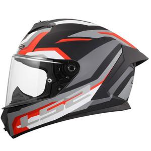Integralhelm LS2 FF820 Rapid III Hyper, matt schwarz-rot