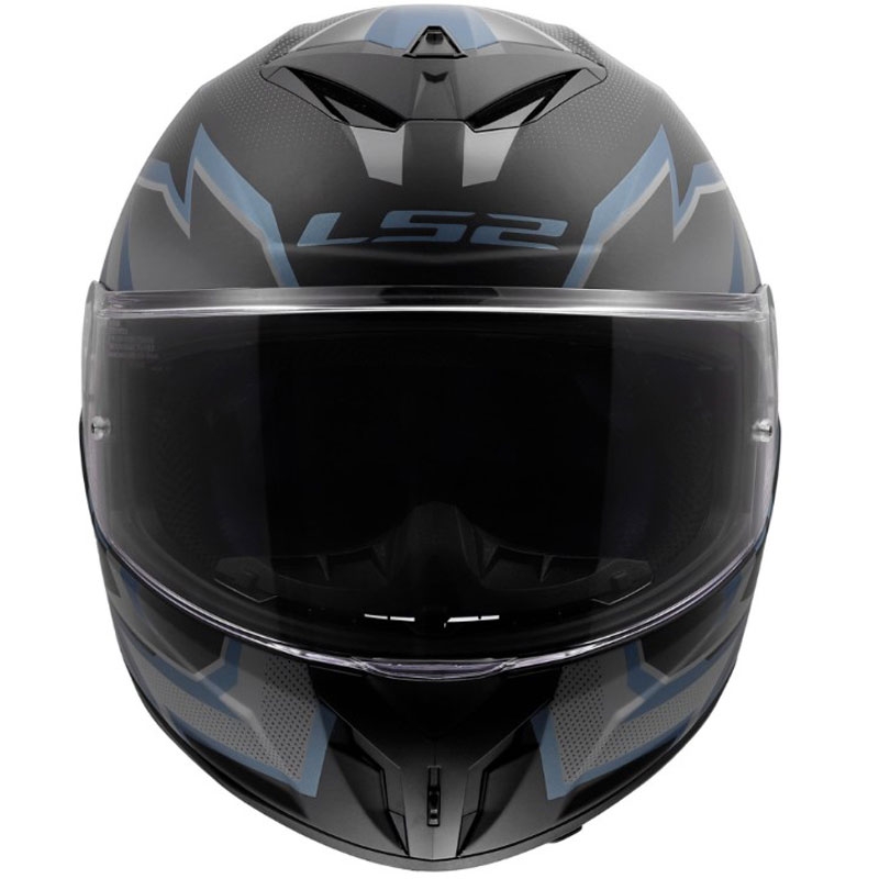 LS2 FF820 Rapid III Xtrem Integralhelm für Motorräder, matt schwarz-blau-petrol