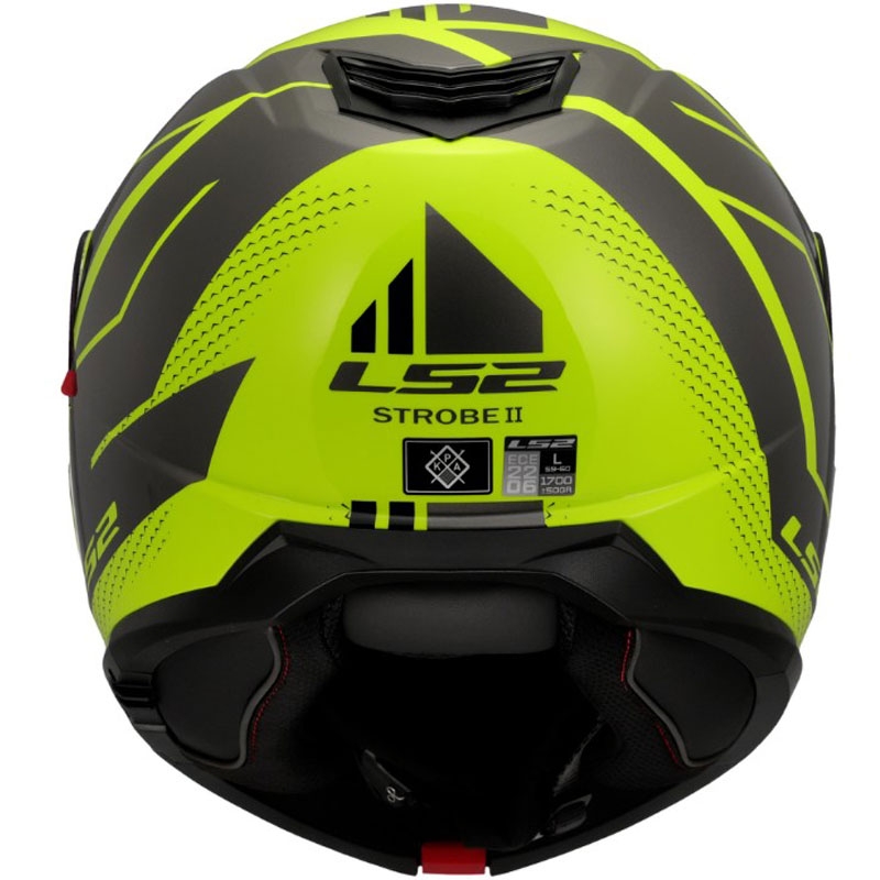 Klapphelm LS2 FF908 Strobe II Code glänzend fluoreszierend gelb-schwarz