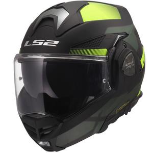 Klappbarer Motorradhelm LS2 FF901 Advant X Nova matt fluorgelb-schwarz