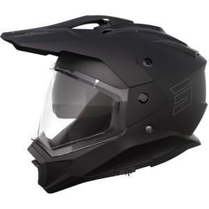 Enduro-Helm Shot Trek schwarz-matt
